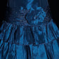 Blue Gorgeous Elegant Fashion Exquisite Beaded Short Satin Ball Gown Evening Gown Prom Gown Homecoming Gown nv3872