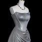 ✨Silver Shiny Elegant Gorgeous Long Sequin Mermaid Slim Floor-Length Ball Gown Evening Gown Party Dress nv4201