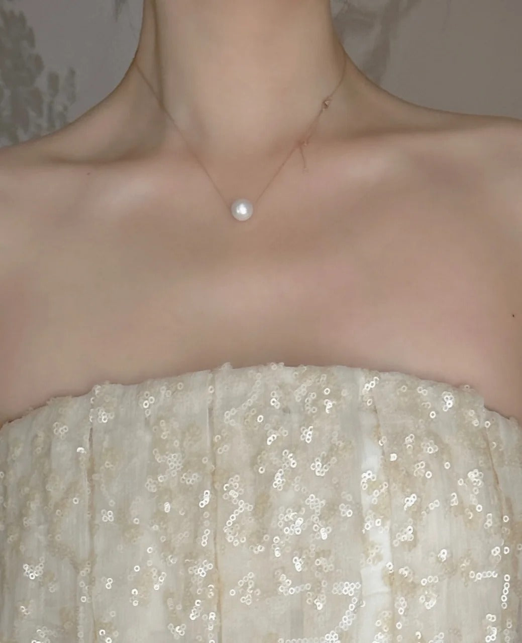 Ivory White Gorgeous Exquisite Beading Long Floor Length Tulle Sequined Ball Gown Evening Dress Birthday Holiday Party Dress nv4070