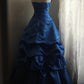 Robe longue rétro princesse bleue NV6589