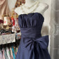 Purple Vintage Long Satin Prom Gown Evening Dress Party Dress nv4366
