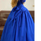 Klein Blue Elegant Long Tulle Ball Gown nv5024