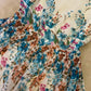 Floral French court style short chiffon homecoming dress birthday dress nv5161