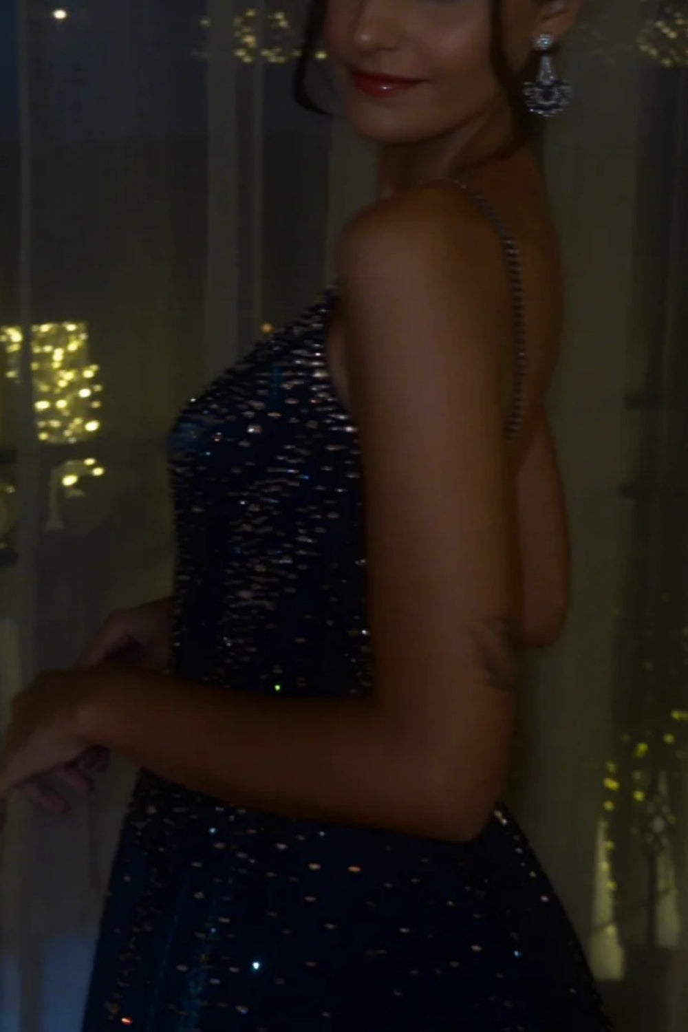 Robe longue de soirée rétro NV6452
