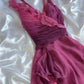 Pink Purple Fashion Gradient Ruffles Spaghetti Straps Short chiffon Mid-Length Homecoming Dress Prom Dress Birthday Party Dress Evening Dress nv3882