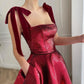 Red shiny elegant spaghetti strap long sequined ball gown evening dress party dress nv3538
