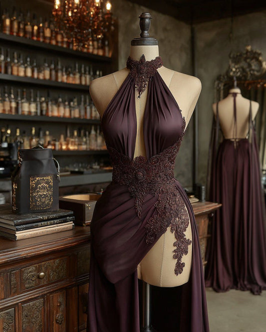 NiceVestidos-_Retro, sexy, and exquisitely beaded long dress NV6042