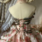 Pink Floral Princess Tulle Floor-Length Ball Gown nv5173