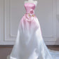 Pink Gradient Fashion Long Satin Prom Dress Evening Dress nv4962