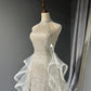 Robe de bal longue en tulle brillant NV6628