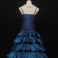 Navy blue fashionable simple satin short homecoming dress birthday dress nv5239