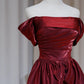 NiceVestidos-_Burgundy elegant sparkling long ball gown formal dress NV5990