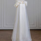 Light Yellow Sweet Floral Long Chiffon Prom Dress Evening Dress Party Dress nv4960