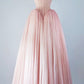 Pink Vintage Simple Tulle Elegant Corset Long Ball Gown Evening Dress Maxi Dress nv2723