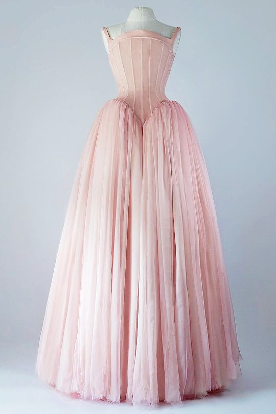 Pink Vintage Simple Tulle Elegant Corset Long Ball Gown Evening Dress Maxi Dress nv2723
