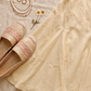 Cream Beige Sleeveless V Neck Short Homecoming Dress Floral Embroidery A-Line Vintage Cocktail Gown  NV6911