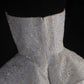 White Gorgeous Delicate Beaded Short Tulle Homecoming Gown Princess Prom Dress Evening Gown Wedding Dress nv4126