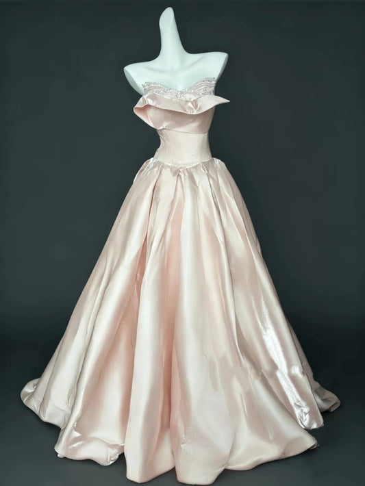 Robe longue haut de gamme tendance, taille et couleur personnalisables NV6481