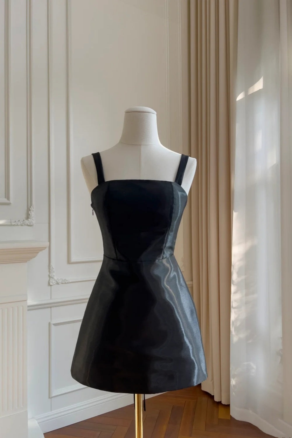 NiceVestidos-_NV Black Short Birthday Dress Formal Suit NV5939