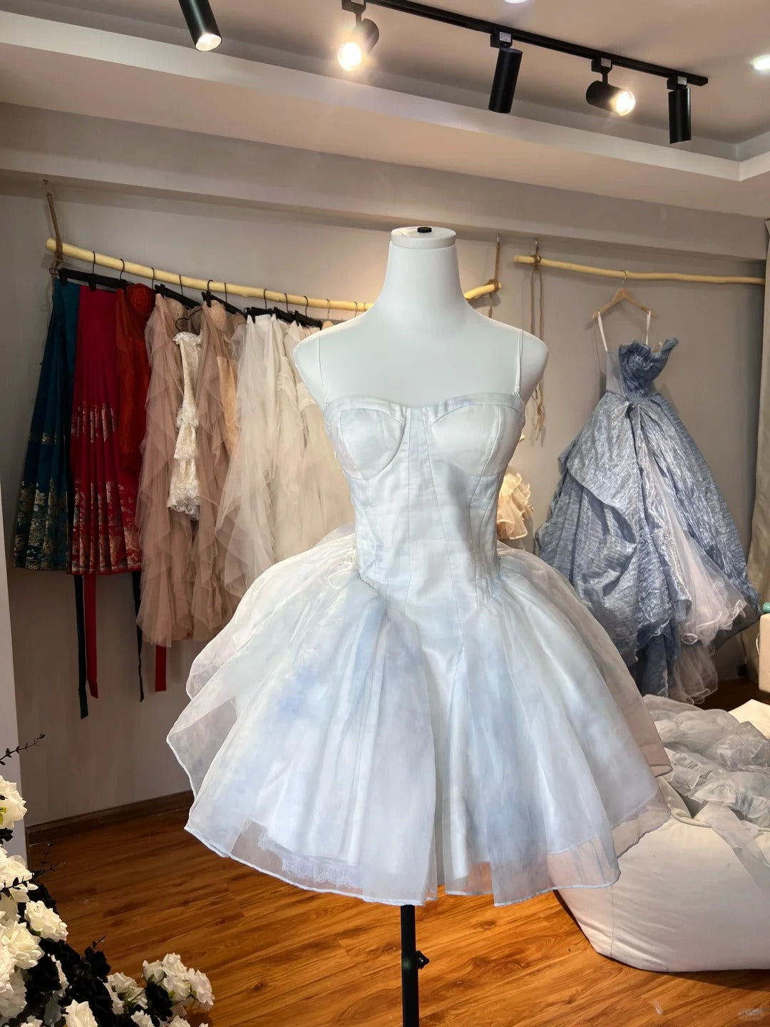 New short tulle princess dress, birthday dress, back-to-school dress  NV6646