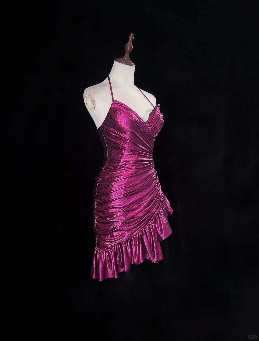 Pink Fashion Homecoming Dress Short Satin Prom Dress Evening Dress Party Dress nv4394