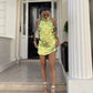 Green Stylish Elegant Strap Short Sequined Homecoming Dress Birthday Party Dress Evening Dress Prom Dress nv3956
