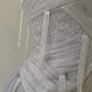 NiceVestidos-_ Silver-Grey Shimmering A-Line Halter-Neck Sequined Tassel Tulle Long Ball Gown NV5950