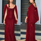 Burgundy beautiful fashion elegant half sleeve mermaid slim wedding guest long velvet ball gown evening dress party dress prom dress impressive autumn winter fashion dress nv2575