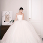 Strapless Tulle Ball Gown Wedding Dress Princess Bridal Gown  NV7222