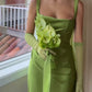 NiceVestidos--Green Simple And Elegant Back Tie Prom Dress Fashion Wedding Guest Dress NV5847