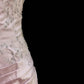 Pink Sweet Lace Bow Long Tulle Satin Princess Ball Gown Evening Dress Party Dress Adult Ceremony Dress Birthday Dress nv4199