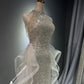 Robe de bal longue en tulle brillant NV6628