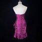 Pink Fashion Homecoming Dress Short Satin Prom Dress Evening Dress Party Dress nv4394
