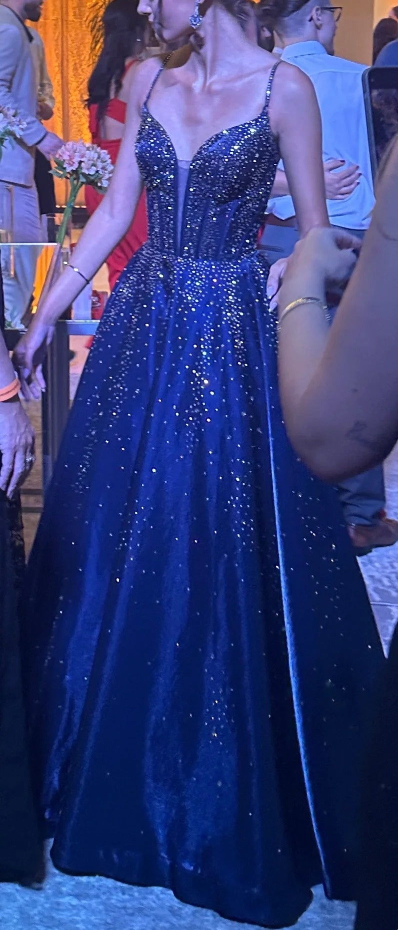 Robe longue de soirée rétro NV6452