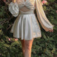 White Fashion V Neck Short Prom Dress Homecoming Party Dress nv1874