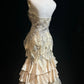 Robe de soirée longue, luxueuse et somptueuse, ornée de perles exquises (NV6576)