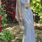 NiceVestidos--Chiffon Flowing Elegant Tulle Wedding Guest Party Dress Long Prom Dress Ball Gown NV5843
