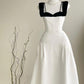 White simple elegant long ball gown evening dress party dress nv3546