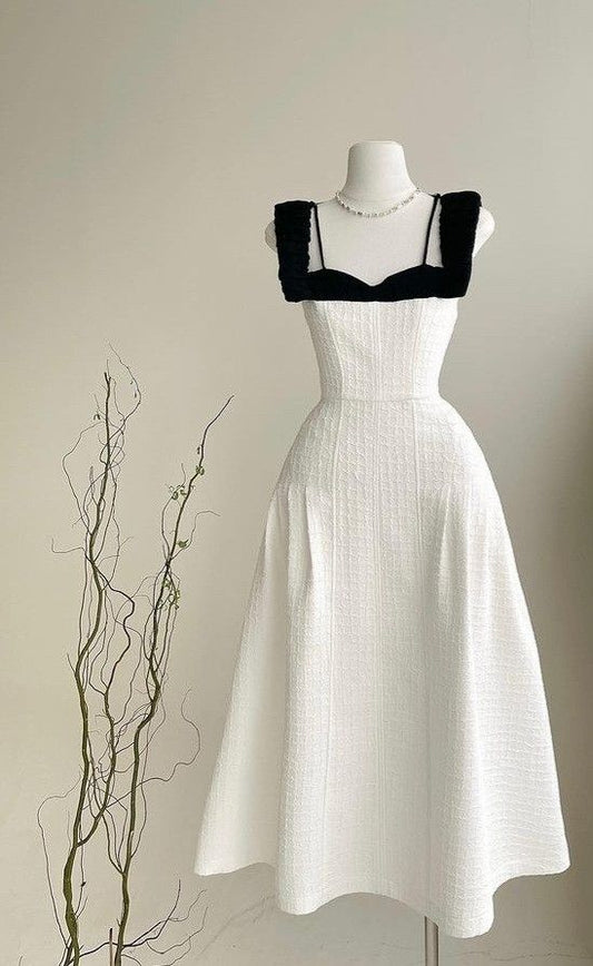 White simple elegant long ball gown evening dress party dress nv3546