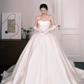 Strapless Sweetheart Satin Ballgown Bridal Wedding Dress  NV7339