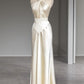 Ivory Elegant Fashion Strap Long Satin Graduation Gown Mermaid Sling Prom Dress Birthday Party Dress Evening Dress nv3938