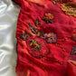 🌺✨Red exquisite beaded elegant retro long chiffon prom dress party dress nv5351