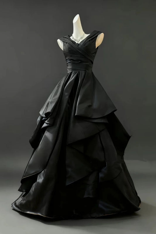 Robe longue haut de gamme tendance, taille et couleur personnalisables NV6484