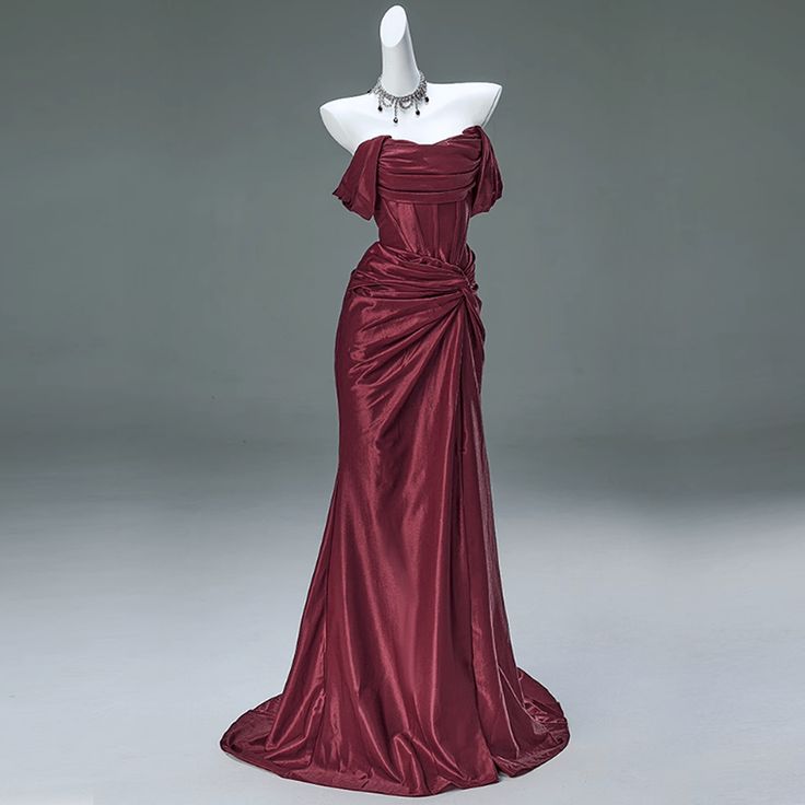 Robe de bal longue en satin NiceVestidos NV6149