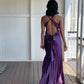 Purple/green/red/yellow fashion elegant V-neck backless vintage prom dress evening gown party dress nv1932