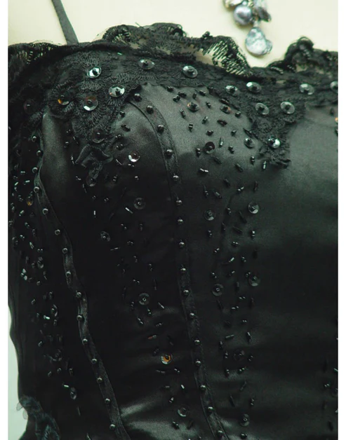 Green/Black Elegant Vintage Fashion A-line Sweetheart Tulle Floor Length Formal Evening Gown Ball Gown nv3859