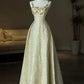 Colorful Gorgeous Elegant Sweet Delicate Beaded Spaghetti Strap A-Line Satin Sequin Long prom dress Evening Dress nv3753