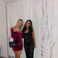 Fuchsia Off Shoulder Bodycon Velvet Homecoming Dress Short Evening Gown Party Dress nv1885