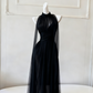 NiceVestidos - Robe longue fluide en mousseline à bretelles NV6085