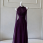 NiceVestidos - Robe longue fluide en mousseline à bretelles NV6085